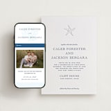 "The Sea" - Wedding Website in Aegean by Jenna Holcomb - Match Your Stationery