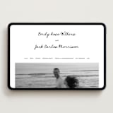 "Lover's Lantern" - Wedding Website in Soft Black by Blustery August - Desktop Design