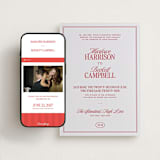 "Vermilion" - Wedding Website in Scarlet by Jenna Holcomb - Match Your Stationery