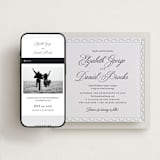"Infinite" - Wedding Website in Soft Black by Alston Foster - Match Your Stationery