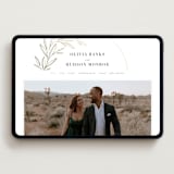 "Bianca" - Wedding Website in Ink by Kristie Kern - Desktop Design