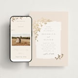 "Everly" - Wedding Website in Latte by Kristie Kern - Match Your Stationery