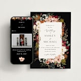 "Layered florals" - Wedding Website in Desert by Susan Moyal - Match Your Stationery
