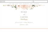 "Garden Wedding" - Wedding Website in Blush by Susan Moyal - Desktop Design