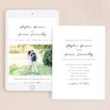 "Dressed in White" - Wedding Website in Cloud by Angela Garrick - Match Your Stationery