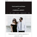 "Slanted" - Wedding Website in Noir by Drango Design - Mobile Layout
