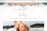 "Fancy Marble" - Wedding Website in Moss by Phrosné Barwood - Desktop Design
