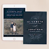 "Dash" - Wedding Website in Midnight by Grace Kreinbrink - Match Your Stationery