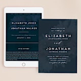 "Dash" - Wedding Website in Midnight by Grace Kreinbrink - Match Your Stationery