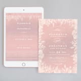 "Summer Bliss" - Wedding Website in Blush by Grace Kreinbrink - Match Your Stationery