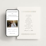 "Pearls" - Wedding Website in Silk by mo kelley - Match Your Stationery