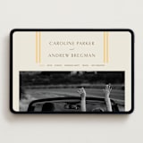 "Bocce" - Wedding Website in Melon by Megan Davis - Desktop Design