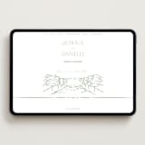 "Vineyard Vows" - Wedding Website in Mint by Pink House Press - Desktop Design