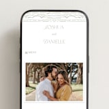 "Vineyard Vows" - Wedding Website in Mint by Pink House Press - Mobile Layout