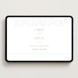 "Framed Elegance" - Wedding Website in Framed Elegance by Creo Study - Desktop Design