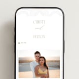 "Framed Elegance" - Wedding Website in Framed Elegance by Creo Study - Mobile Layout