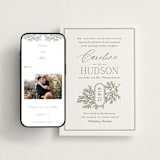 "Among the Evergreens" - Wedding Website in Moss by Oscar and Emma - Karly Depew - Match Your Stationery