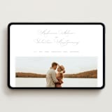 "Love Letters" - Wedding Website in Love Letters by Wildfield Paper Co - Desktop Design