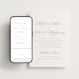 "Love Letters" - Wedding Website in Love Letters by Wildfield Paper Co - Match Your Stationery