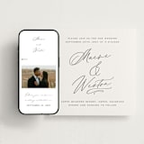 "Noted" - Wedding Website in Soft Black by Jenna Holcomb - Match Your Stationery