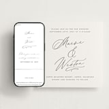 "Noted" - Wedding Website in Soft Black by Jenna Holcomb - Match Your Stationery