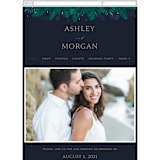 "Paradise" - Wedding Website in Midnight Ocean by GeekInk Design - Guest Management
