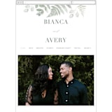"Gilded Woodland" - Wedding Website in Fern by Kristie Kern - Mobile Layout