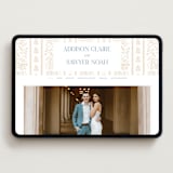"Sweet Garden" - Wedding Website in Provincial Blue by Erin German - Desktop Design