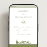 "Vineyard Elegance" - Wedding Website in Pistachio by Lucrecia Caporale - Mobile Layout