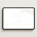 "Camellia.." - Wedding Website in Latte by Vera Lim - Desktop Design