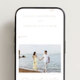 "Camellia.." - Wedding Website in Latte by Vera Lim - Mobile Layout