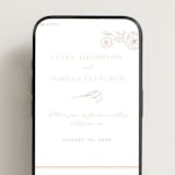 "Camellia.." - Wedding Website in Latte by Vera Lim - Mobile Layout