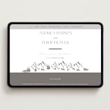 "Mountain Serenity" - Wedding Website in Graphite by Lucrecia Caporale - Desktop Design
