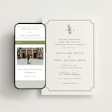 "Simply Elegant" - Wedding Website in Pistachio by Yaling Hou Suzuki - Match Your Stationery