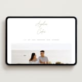"angeline" - Wedding Website in Moss by chocomocacino - Desktop Design