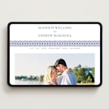 "Tiled" - Wedding Website in Lapis by Angela Garrick - Desktop Design