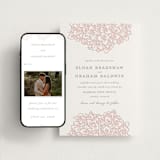 "Hydrangea Blooms" - Wedding Website in Blush by Paula Pecevich - Match Your Stationery