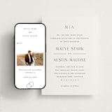 "Simple charm" - Wedding Website in Soft Black by Stacey Meacham - Match Your Stationery