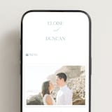 "ricciarelli" - Wedding Website in Denim by chocomocacino - Mobile Layout