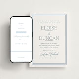 "ricciarelli" - Wedding Website in Denim by chocomocacino - Match Your Stationery