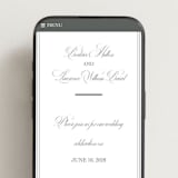 "Bradford" - Wedding Website in Pewter by Megan Davis - Mobile Layout