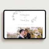 "Note" - Wedding Website in Gravel by Baumbirdy - Desktop Design