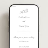 "Note" - Wedding Website in Gravel by Baumbirdy - Mobile Layout