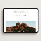 "chic" - Wedding Website in Burnt Sienna by Vanessa Doyle - Desktop Design