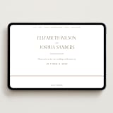 "chic" - Wedding Website in Burnt Sienna by Vanessa Doyle - Desktop Design