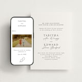 "modern classic" - Wedding Website in Soft Black by Tamara Hilje - Match Your Stationery
