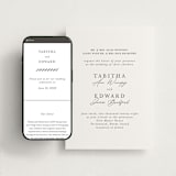 "modern classic" - Wedding Website in Soft Black by Tamara Hilje - Match Your Stationery