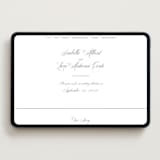 "palazzo" - Wedding Website in Soft Black by Benita Crandall - Desktop Design