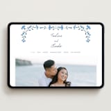 "Talavera" - Wedding Website in Lapis by Tamara Hilje - Desktop Design