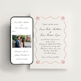"Ocean Love" - Wedding Website in Peach by Alston Foster - Match Your Stationery